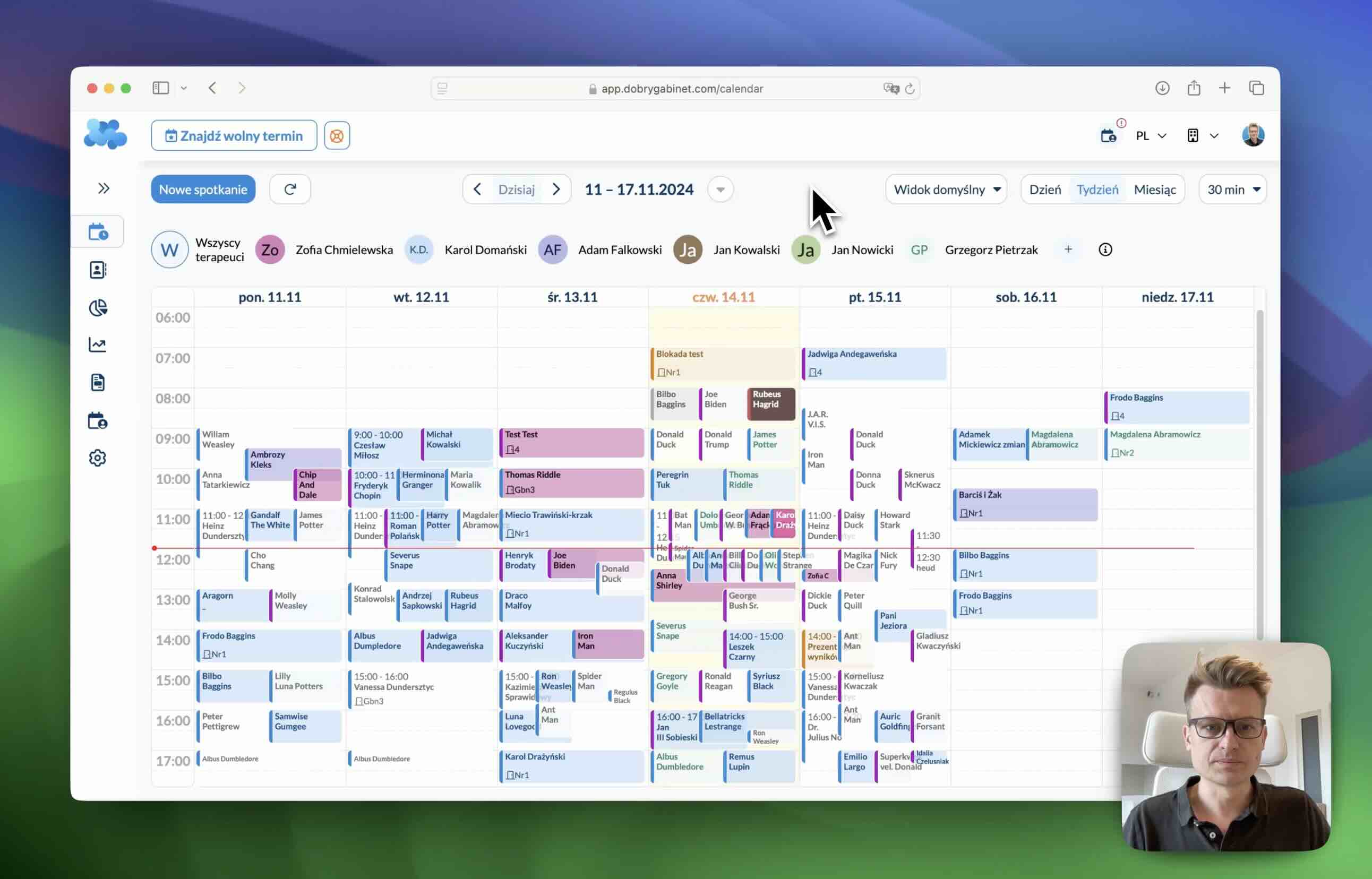 Poznaj jakie rodzaje spotkań są dostępne w DobrymGabinecie.